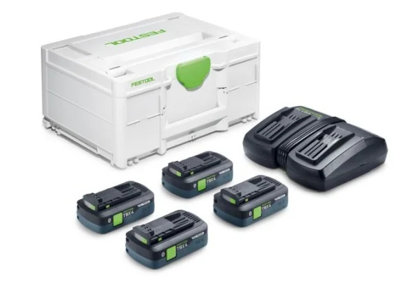 Festool sys 18v 4xtbx4/tcl6duo set energia 18 v 578823 - dettaglio 1