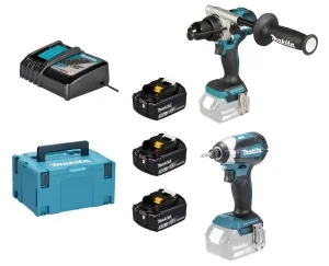 Makita DLX2550TJ Set avvitatori a percussione e a impulsi 18 V a batteria - DLX2550TJ