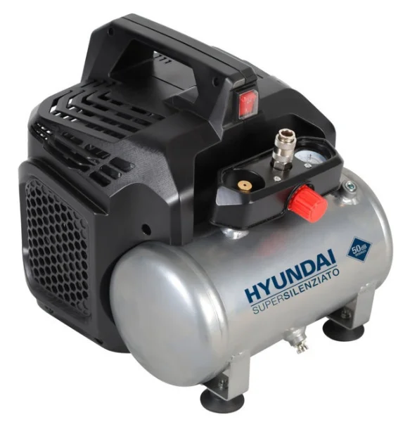 Hyundai 65715 compressore supersilenziato 750 w 6 l - dettaglio 1