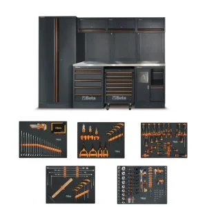 Beta C45PRO 2.0 X/267UT Combinazione arredo officina con assortimento 267 Pz. 045009157 - 045009157