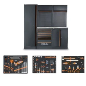 Beta C45PRO 2.0 B7X/196UT Combinazione arredo officina con assortimento 196 Pz. 045009155 - 045009155