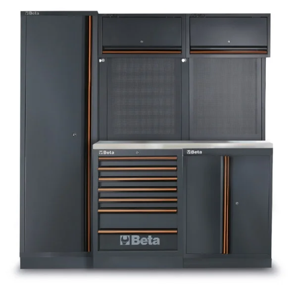 Beta c45pro 2.0 b7x/196ut combinazione arredo officina con assortimento 196 pz. 045009155 - dettaglio 1