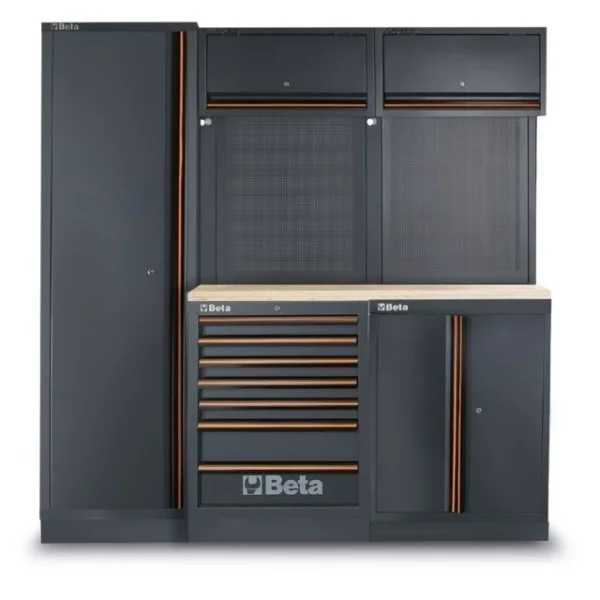 Beta c45pro 2.0 b7w/196ut combinazione arredo officina con assortimento 196 pz. 045009156 - dettaglio 1