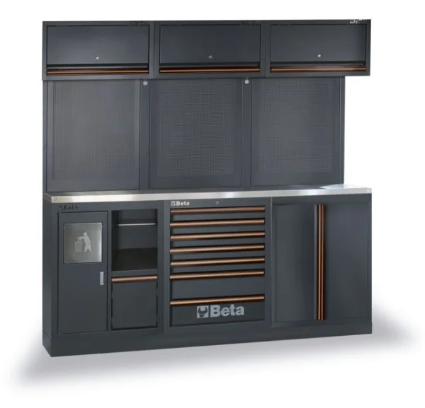 Beta c45pro 2.0 ax/157ut combinazione arredo officina con assortimento 157 pz. 045009167 - dettaglio 1