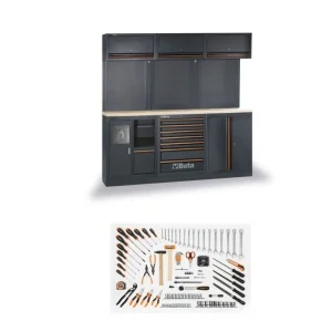 Beta C45PRO 2.0 AW/157UT Combinazione arredo officina con assortimento 157 Pz. 045009168 - 045009168