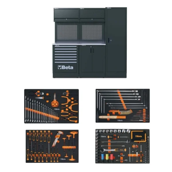 Beta RSC50 2.0 DX/223UT Combinazione arredo officina con assortimento 223 Pz. 050001082 - 050001082