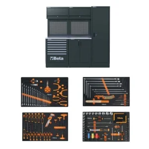 Beta RSC50 2.0 DX/223UT Combinazione arredo officina con assortimento 223 Pz. 050001082 - 050001082