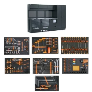 Beta RSC50 2.0 FX/445UT Combinazione arredo officina con assortimento 445 Pz. 050001086 - 050001086