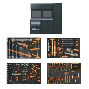 Beta RSC50 2.0 DX/224UT Combinazione arredo officina con assortimento 224 Pz. 050001080 - 050001080