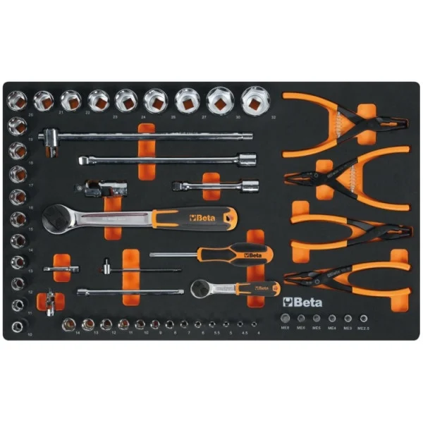 Beta rsc50 2.0 dw/224ut combinazione arredo officina con assortimento 224 pz. 050001081 - dettaglio 4