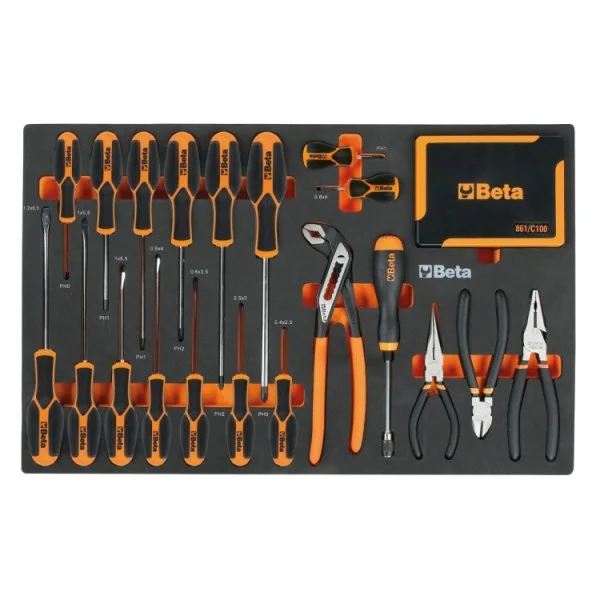 Beta rsc50 2.0 dw/224ut combinazione arredo officina con assortimento 224 pz. 050001081 - dettaglio 5