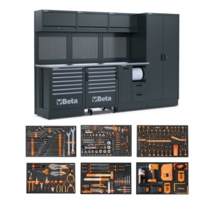 Beta RSC50 2.0 FX/411UT Combinazione arredo officina con assortimento 411 Pz. 050001097 - 050001097