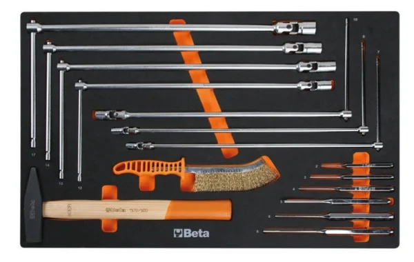 Beta 2400 RSC24/7-VAS/A Cassettiera antracite 7 cassetti con assortimento utensili 223 Pz. 024004043 - 024004043