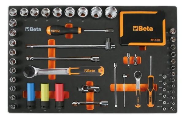 Beta 2400 RSC24/7-VAS/A Cassettiera antracite 7 cassetti con assortimento utensili 223 Pz. 024004043 - 024004043