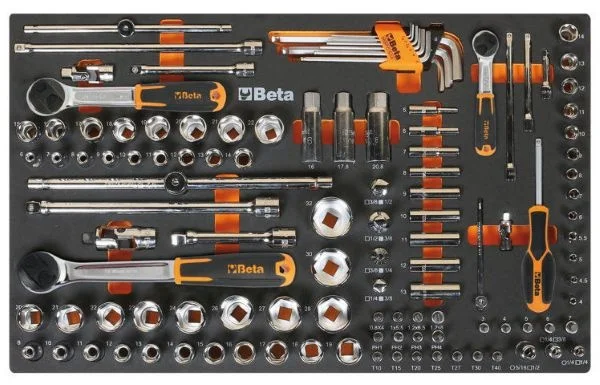Beta 024004026 cassettiera antracite 8 cassetti con assortimento 445 pz. - dettaglio 3