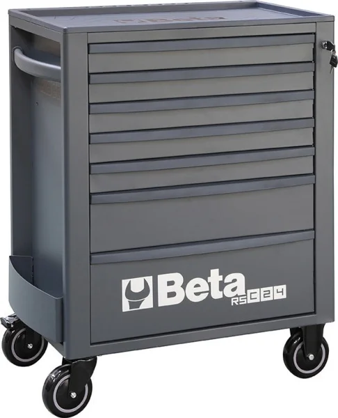 Beta 024004036 cassettiera antracite 7 cassetti con assortimento utensili 224 pz. - dettaglio 1