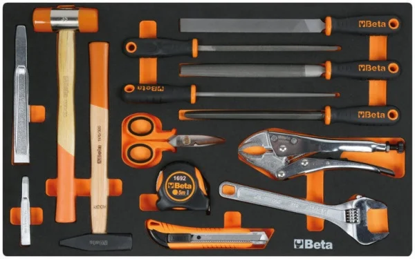 Beta 024004036 cassettiera antracite 7 cassetti con assortimento utensili 224 pz. - dettaglio 3