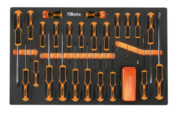 Beta 024004003 cassettiera antiribaltamento 8 cassetti con assortimento 411 pz. - dettaglio 7