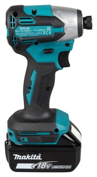 Avvitatore ad impulsi lxt 18v a batteria makita dtd158rtj - dettaglio 6