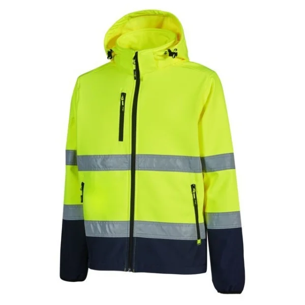 U-power giacca softshell alta visibilità cursa whl318ny - dettaglio 1