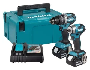 Set trapani avvitatori a percussione e ad impulsi 18 V con batterie Makita DLX2575TJ - DLX2575TJ