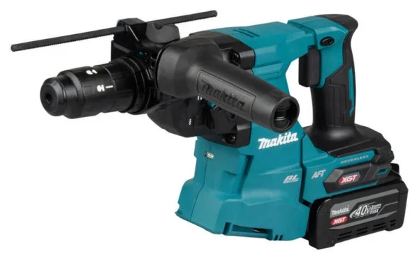 Makita tassellatore doppio mandrino sds-plus 40v a batteria hr012gu201 - dettaglio 1