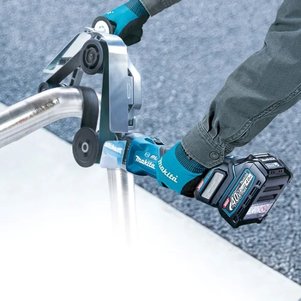 Makita levigatrice a nastro 40v brushless a batteria bs002gu201 - dettaglio 2