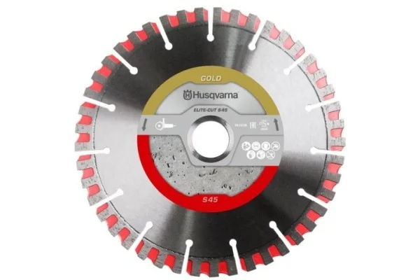 Husqvarna disco diamantato elite-cut 230 mm per smerigliatrici angolari s45 579805080 - dettaglio 1