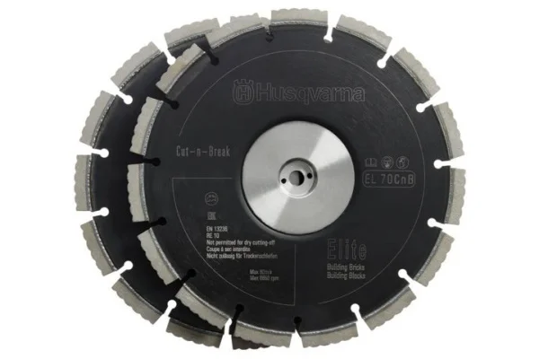 Husqvarna disco diamantato cut-n-break 2 pz. el 70 cnb 597808301 - dettaglio 1
