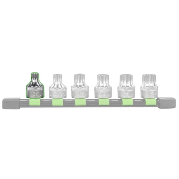 Jbm 51409 set di inserti 12 denti xzn inviolabili 1/2" 6 pz. - dettaglio 2