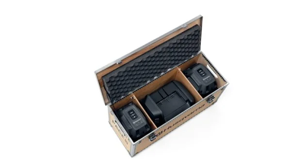 Husqvarna kit batterie e caricabatterie 93,6 v 100-b750x 970699501 - dettaglio 1