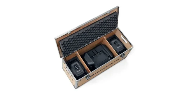 Husqvarna kit batterie e caricabatterie 93,6 v 100-b380x 970699301 - dettaglio 1