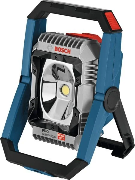 Bosch faro da cantiere 3000 lumen senza batterie gli18v-3000 pro cod. 06014a8100 - dettaglio 1