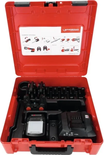 Rothenberger romax nano ijaws set pressatrice ibrida 32 kn ijaws set ganasce th a batteria 1000005048 - dettaglio 2