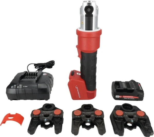 Rothenberger romax nano ijaws set pressatrice ibrida 32 kn ijaws set ganasce th a batteria 1000005048 - dettaglio 6