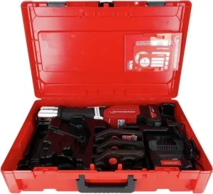 Rothenberger romax 4000 pressatrice elettroidraulica 32 kn set ganasce th a batteria amp 1000004169 - dettaglio 1