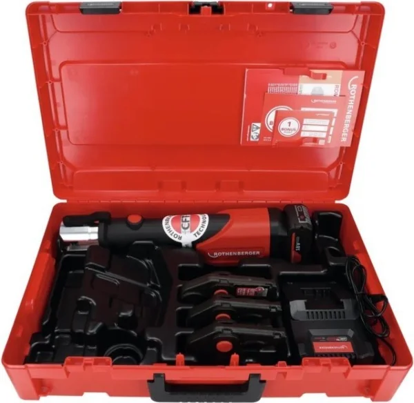 Rothenberger romax 4000 pressatrice elettroidraulica 32 kn set ganasce u a batteria amp 1000004170 - dettaglio 1
