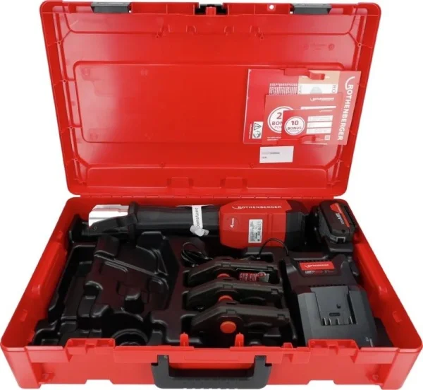 Rothenberger Romax 4000 Pressatrice elettroidraulica 32 kN set ganasce M a batteria Amp 1000004174 - 1000004174