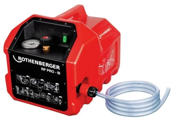 Rothenberger rp pro iii elettrico pompa provaimpianti 12 l 61185 - dettaglio 1