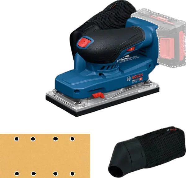 Bosch Levigatrice orbitale Brushless 18 V senza batterie GSS18V-18 PRO cod. 06019R7001 - 06019R7001