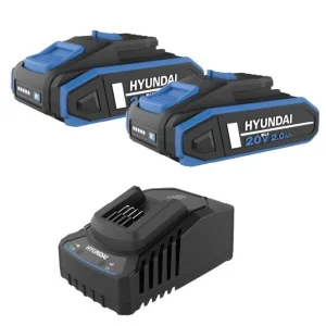 Hyundai kit batterie 2,0 ah con caricabatterie 25890 - dettaglio 1