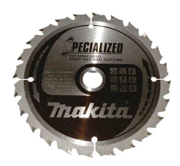 Makita lama tct specialized per sega circolare 165x20 mm 24 denti b-33093 - dettaglio 1