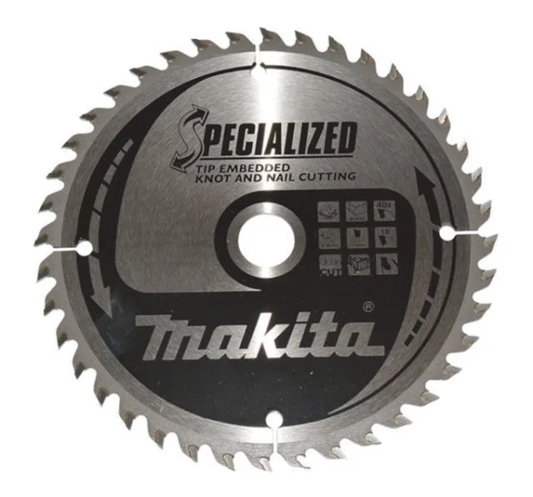Makita lama tct specialized per sega circolare 165x20 mm 40 denti b-33168 - dettaglio 1