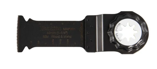 Makita lama per utensile multifunzione starlock plus 32x60 mm per legno e metallo b-66329 - dettaglio 1
