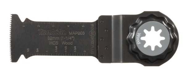 Makita lama per utensile multifunzione starlock plus 32x60 mm per legno b-66341 - dettaglio 1