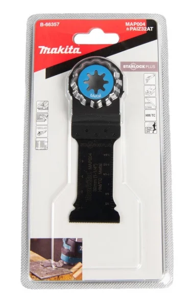 Makita lama per utensile multifunzione starlock plus 32x50 mm per metallo b-66357 - dettaglio 2