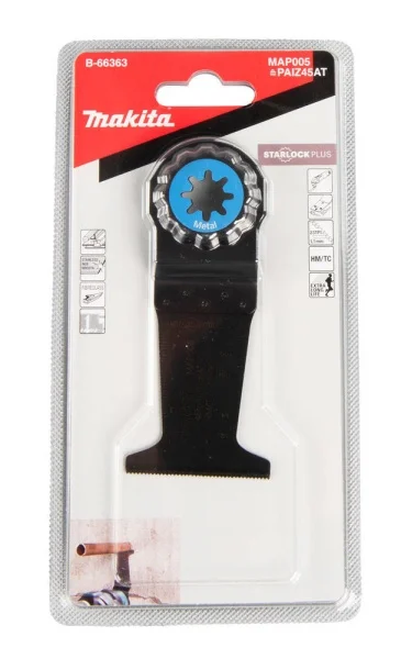 Makita lama per utensile multifunzione starlock plus 45x50 mm per metallo b-66363 - dettaglio 3