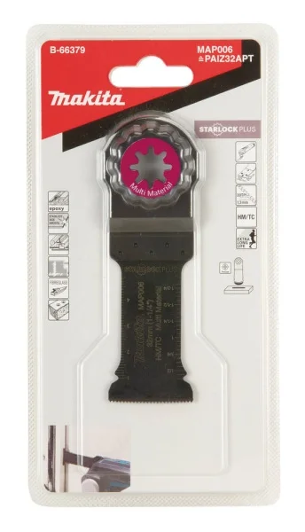 Makita lama per utensile multifunzione starlock plus 32x50 mm per multimateriale b-66379 - dettaglio 2