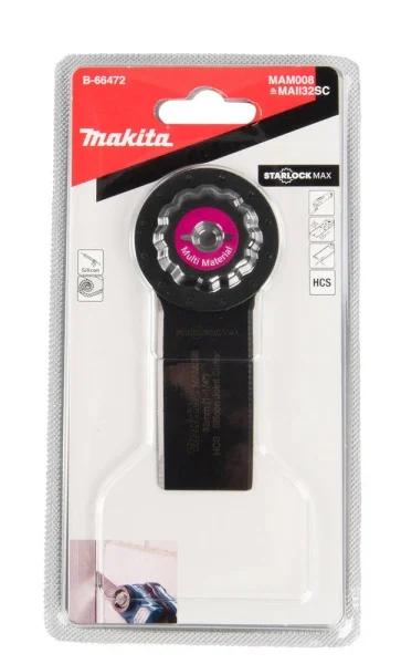 Makita lama per utensile multifunzione starlock max 32x55 mm per giunti b-66472 - dettaglio 3