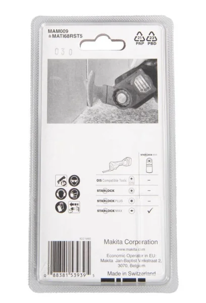 Makita lama diamantata per utensile multifunzione starlock max 68x10 mm gr 50 b-66494 - dettaglio 4